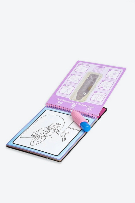 Libro Reutilizable Tema Princesas Water Wow! - Melissa AND Doug