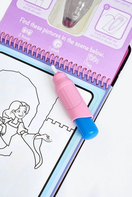 Libro Reutilizable Tema Princesas Water Wow! - Melissa AND Doug