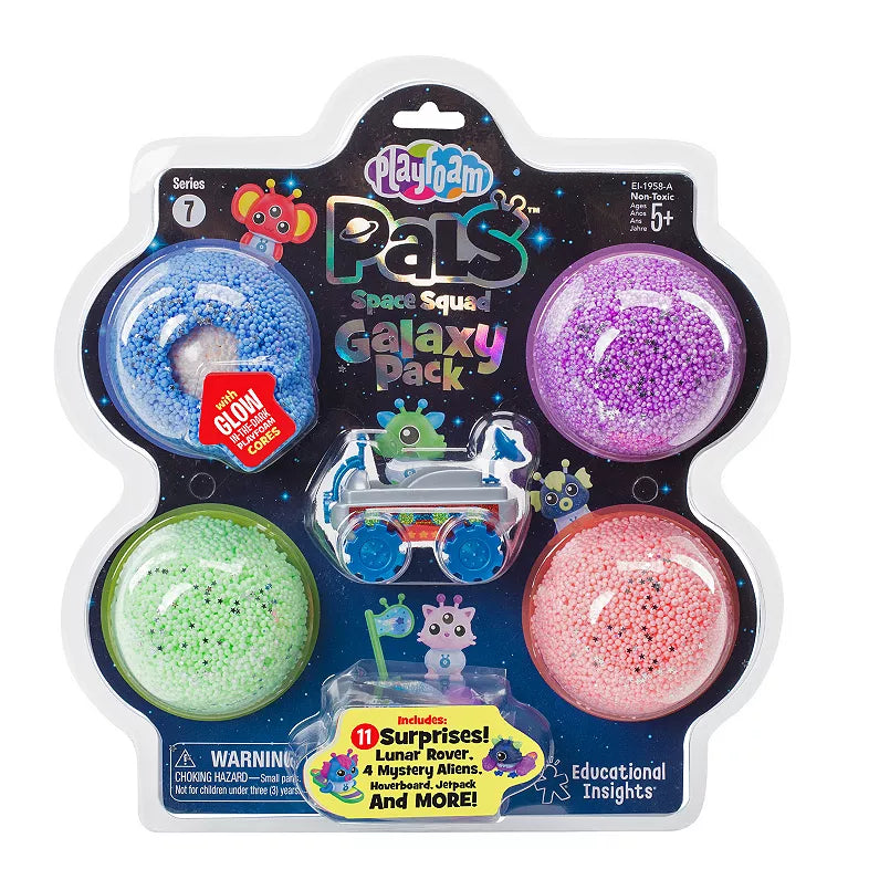 Masa de 4 Colores Que Brilla en la Oscuridad Tema Alien - Playfoam