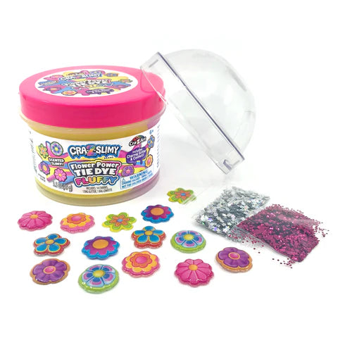 Slime Flower Power Tie Dye Fluffy - Cra Z Art