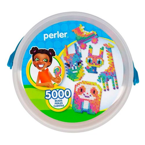 Cubeta de Cuentas Para Crear Animales del Bosque - Perler