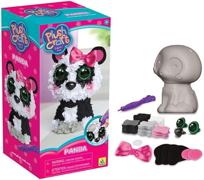 Peluche para Crear Con Telas en Forma de Panda - Plush Craft