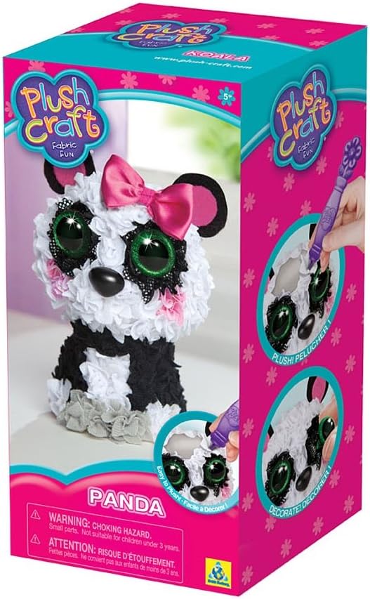 Peluche para Crear Con Telas en Forma de Panda - Plush Craft
