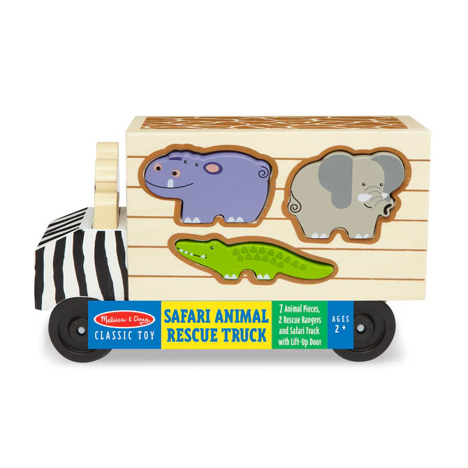 Camion De Madera Con Bloques Abc - Melissa and Doug