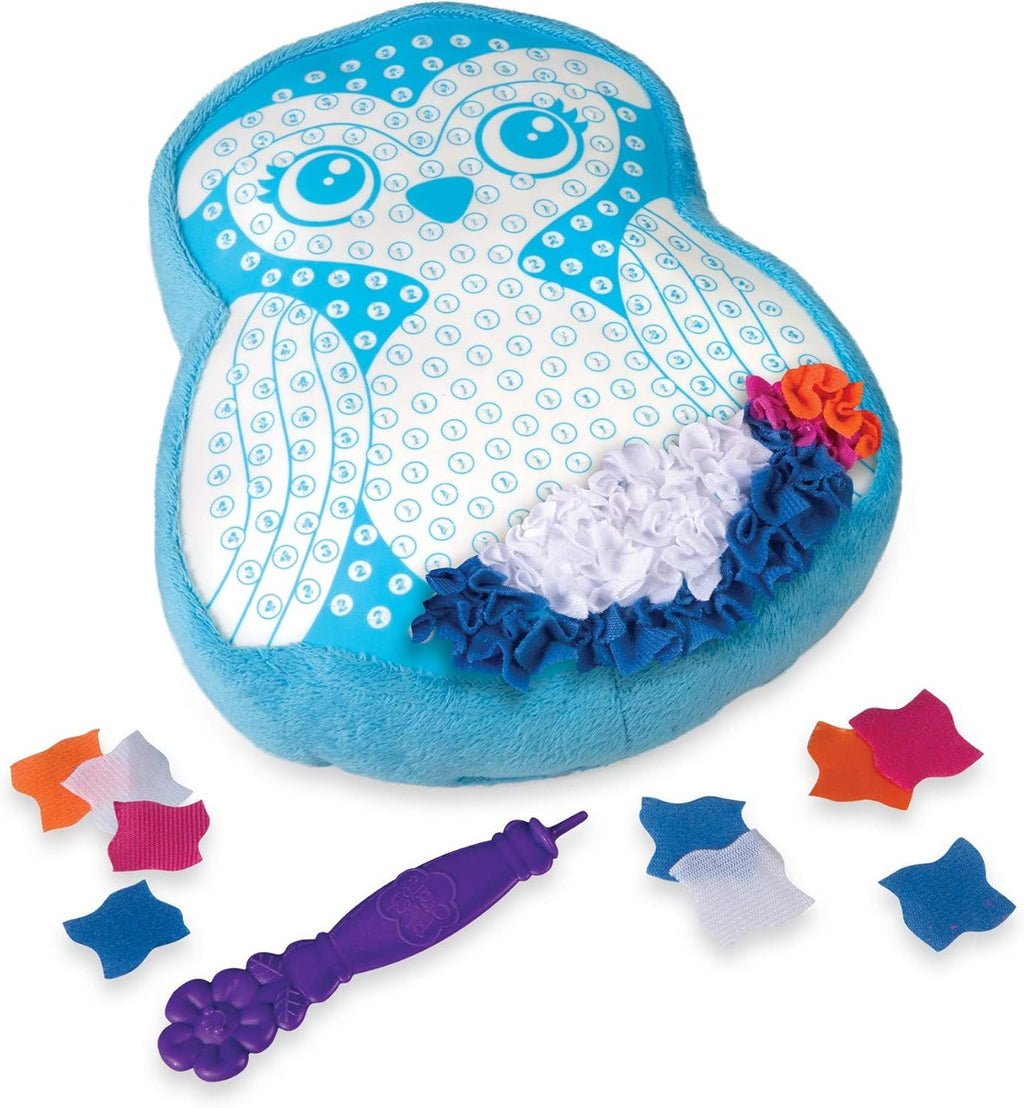Cojin para Crear con Telas Tema Buho - Plush Craft