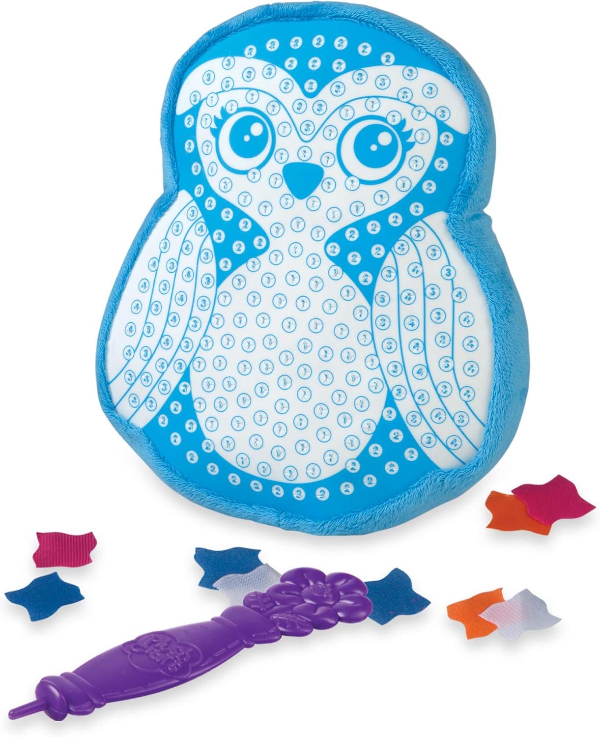 Cojin para Crear con Telas Tema Buho - Plush Craft
