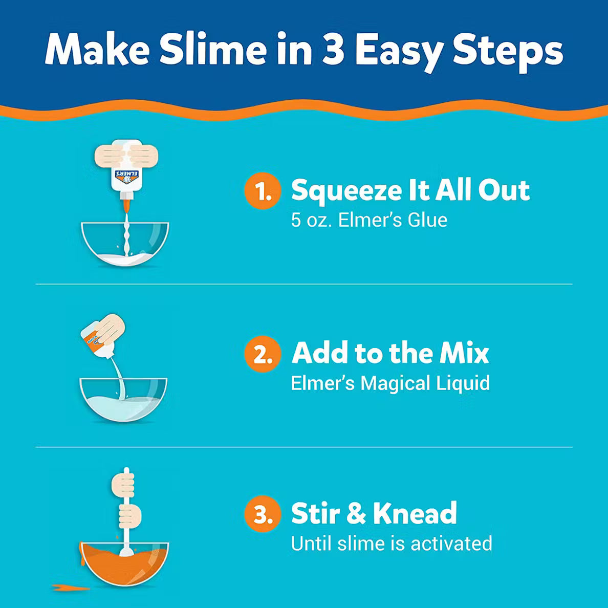 Kit Fairy Dust Para Hacer Slime - Elmers