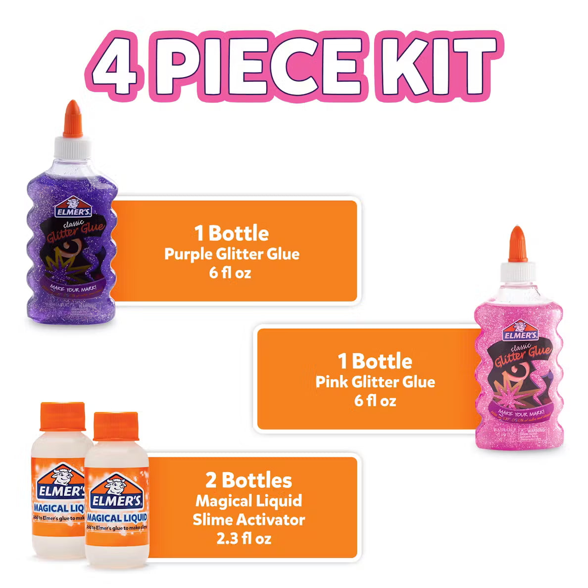 Kit Fairy Dust Para Hacer Slime - Elmers