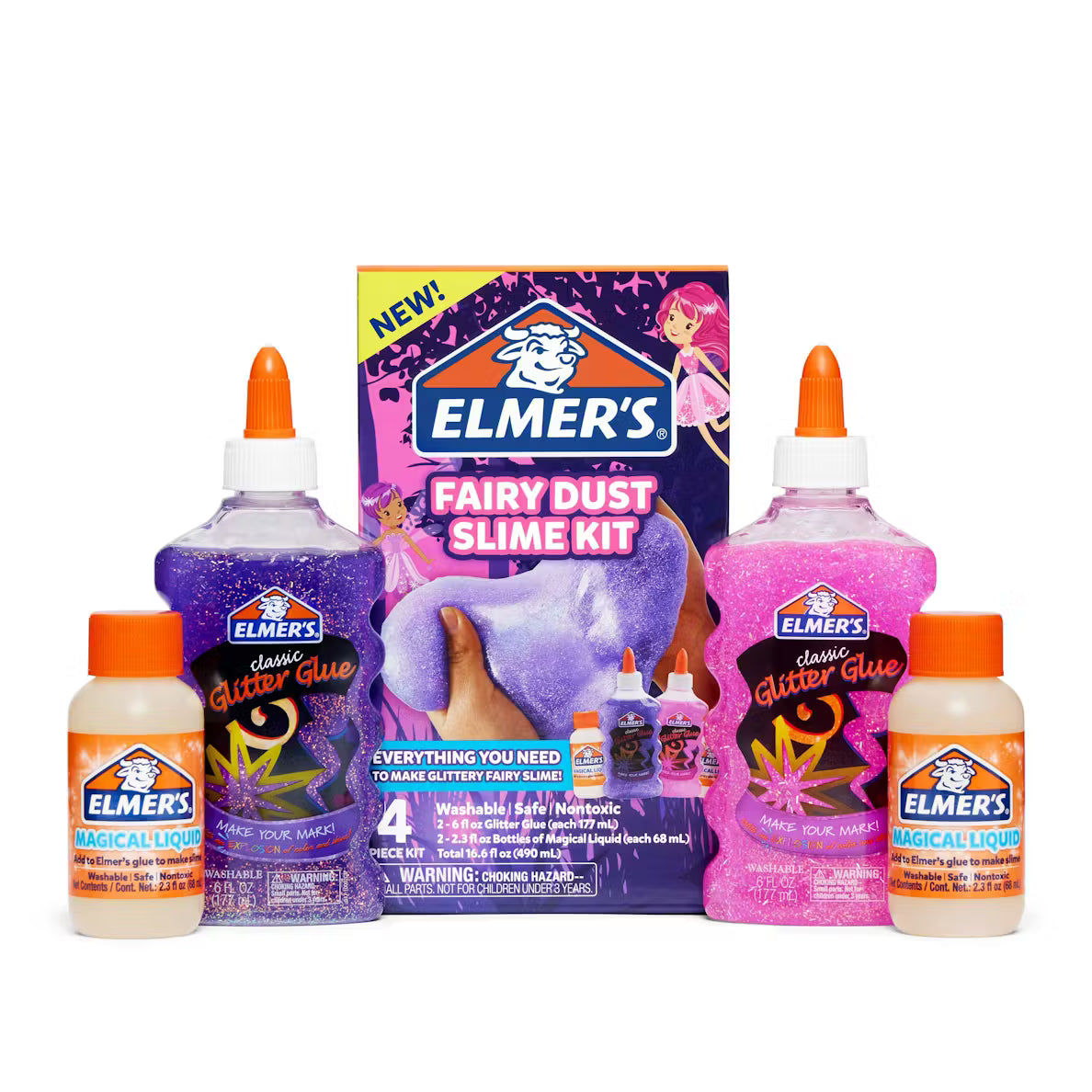 Kit Fairy Dust Para Hacer Slime - Elmers