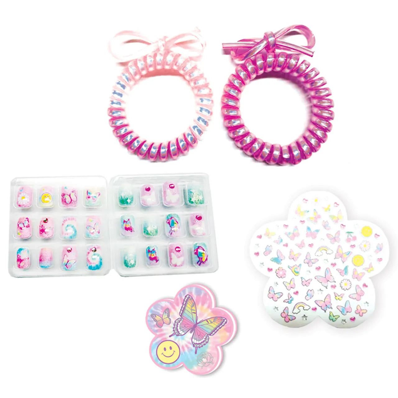 Uñas Postizas para Niña Fancy Nails - Hot Focus