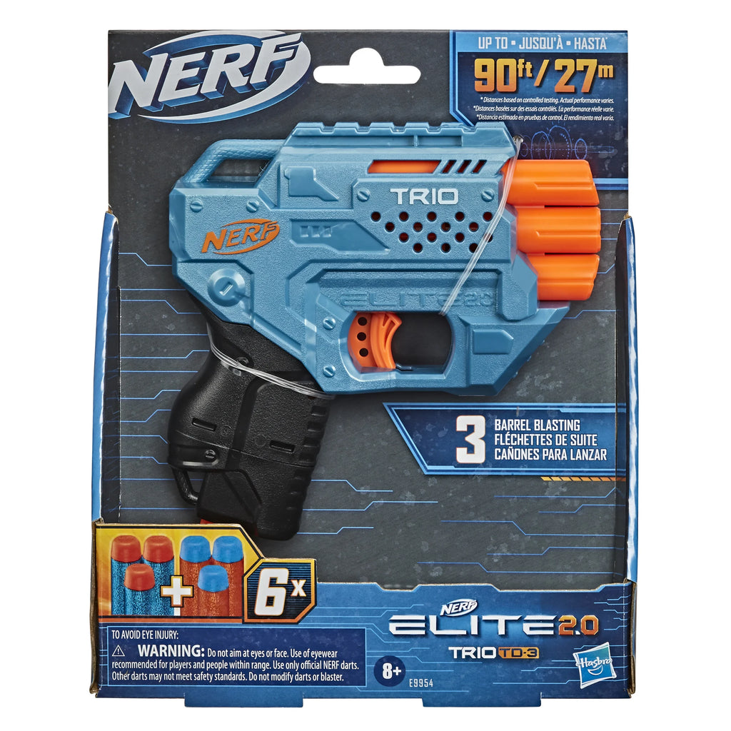 Pistola de Dardos Elite 2.0 Trio Td-3 - Nerf