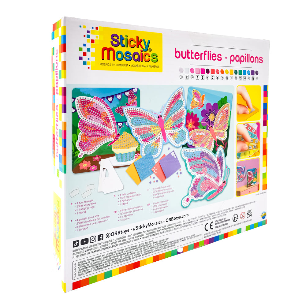 Cuadros Para Decorar Con Fomy Tema Mariposa - Sticky Mosaics
