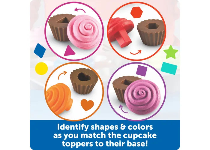 Juego Didactico Shape Sorting Cupcakes - Learning Resources