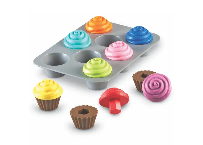 Juego Didactico Shape Sorting Cupcakes - Learning Resources