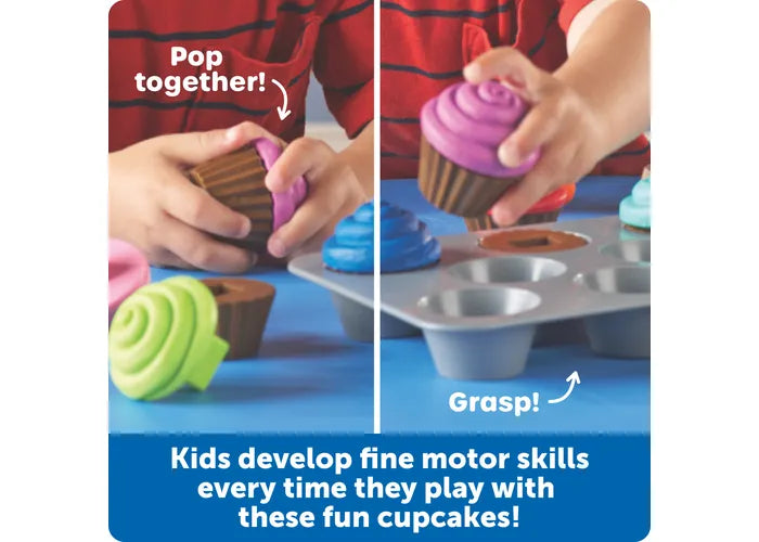Juego Didactico Shape Sorting Cupcakes - Learning Resources