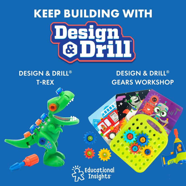 Juego Para Armar Con Herramientas Shark Requin - Design & Drill