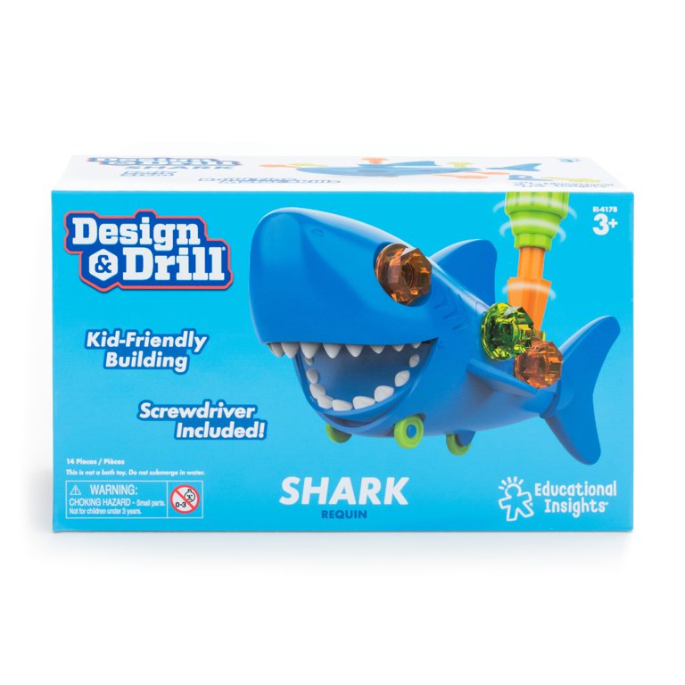Juego Para Armar Con Herramientas Shark Requin - Design & Drill