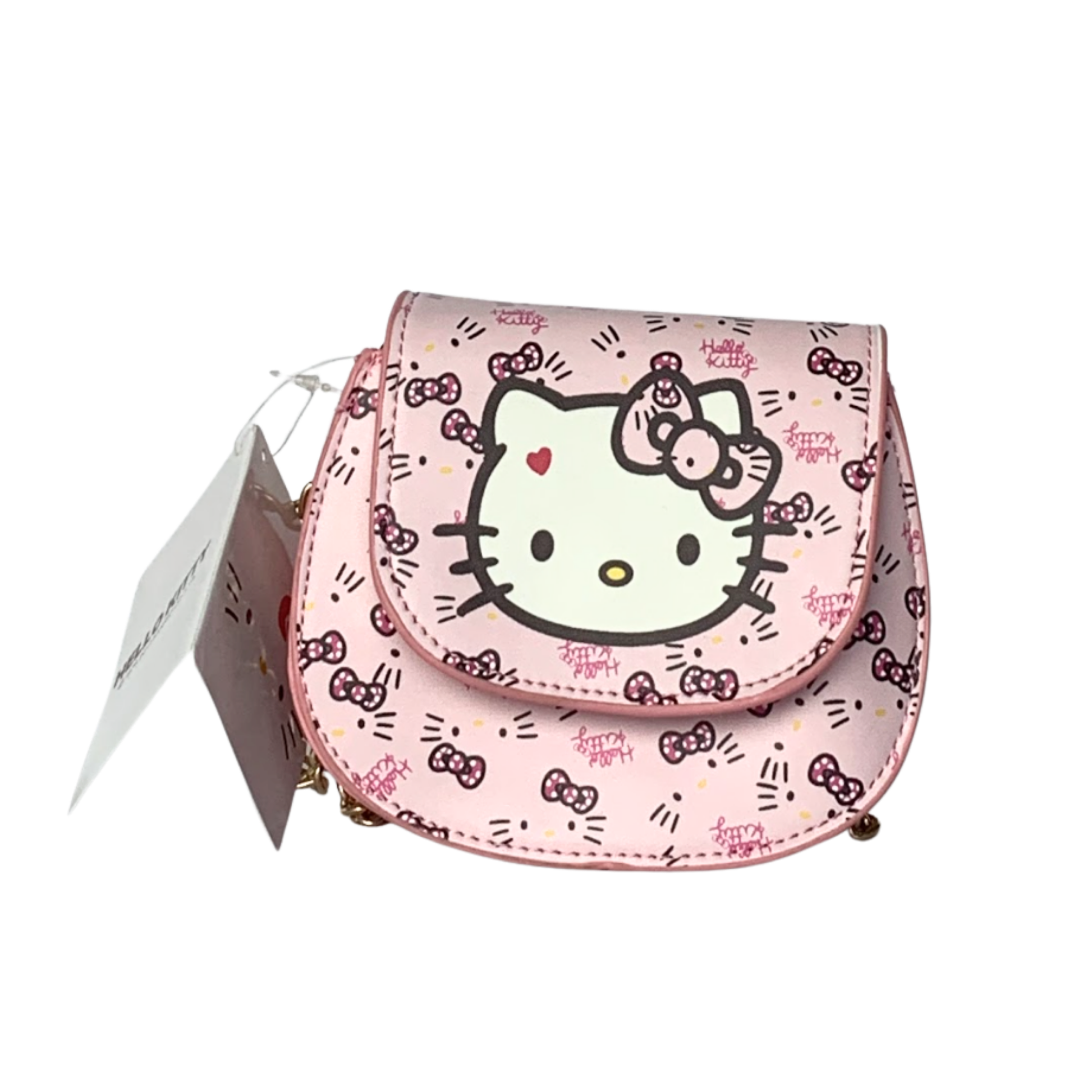 Bolsa con Cadena Rosa - Hello Kitty