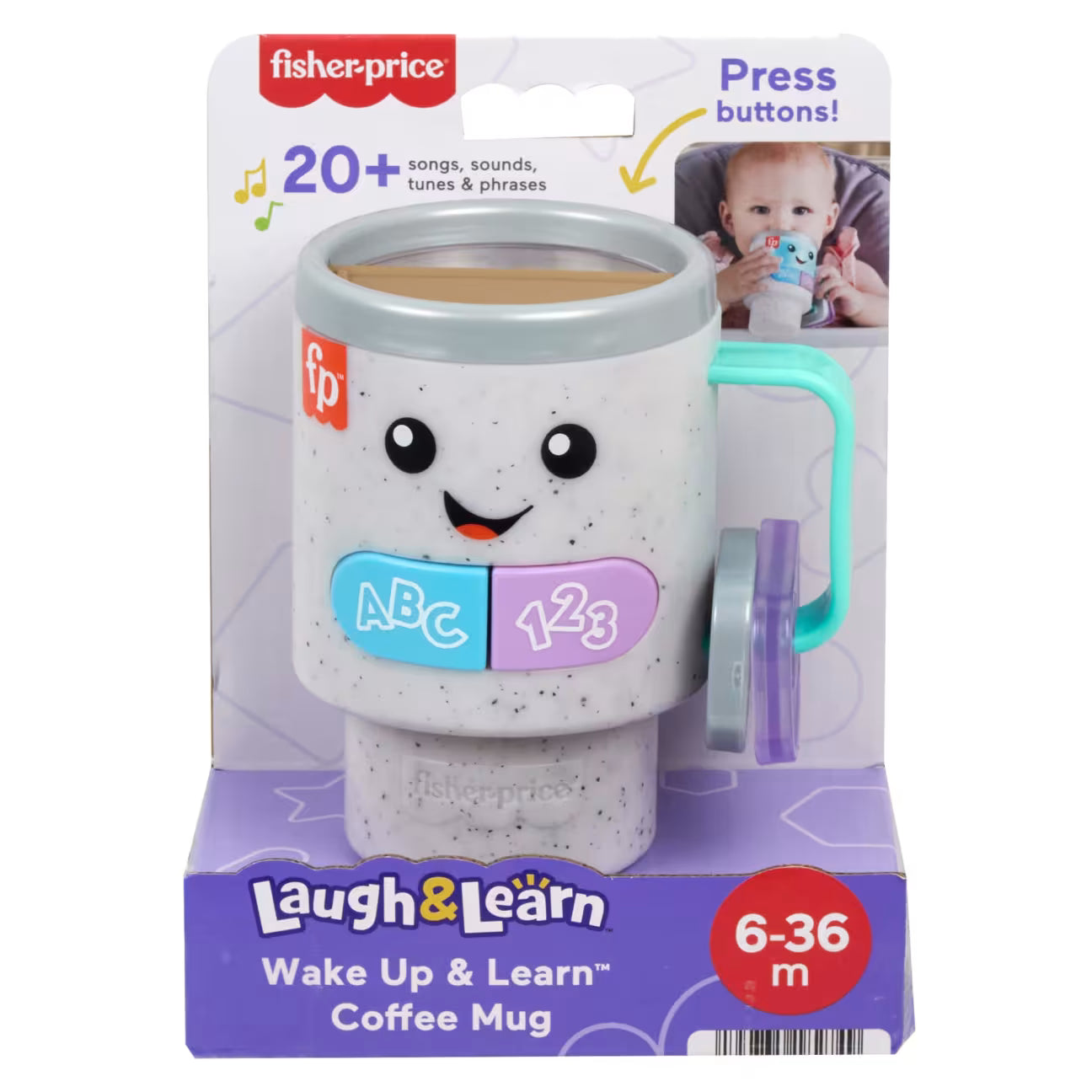 Termo De Cafe Con Sonidos Wake Up & Learn Coffee Mug - Fisher Price