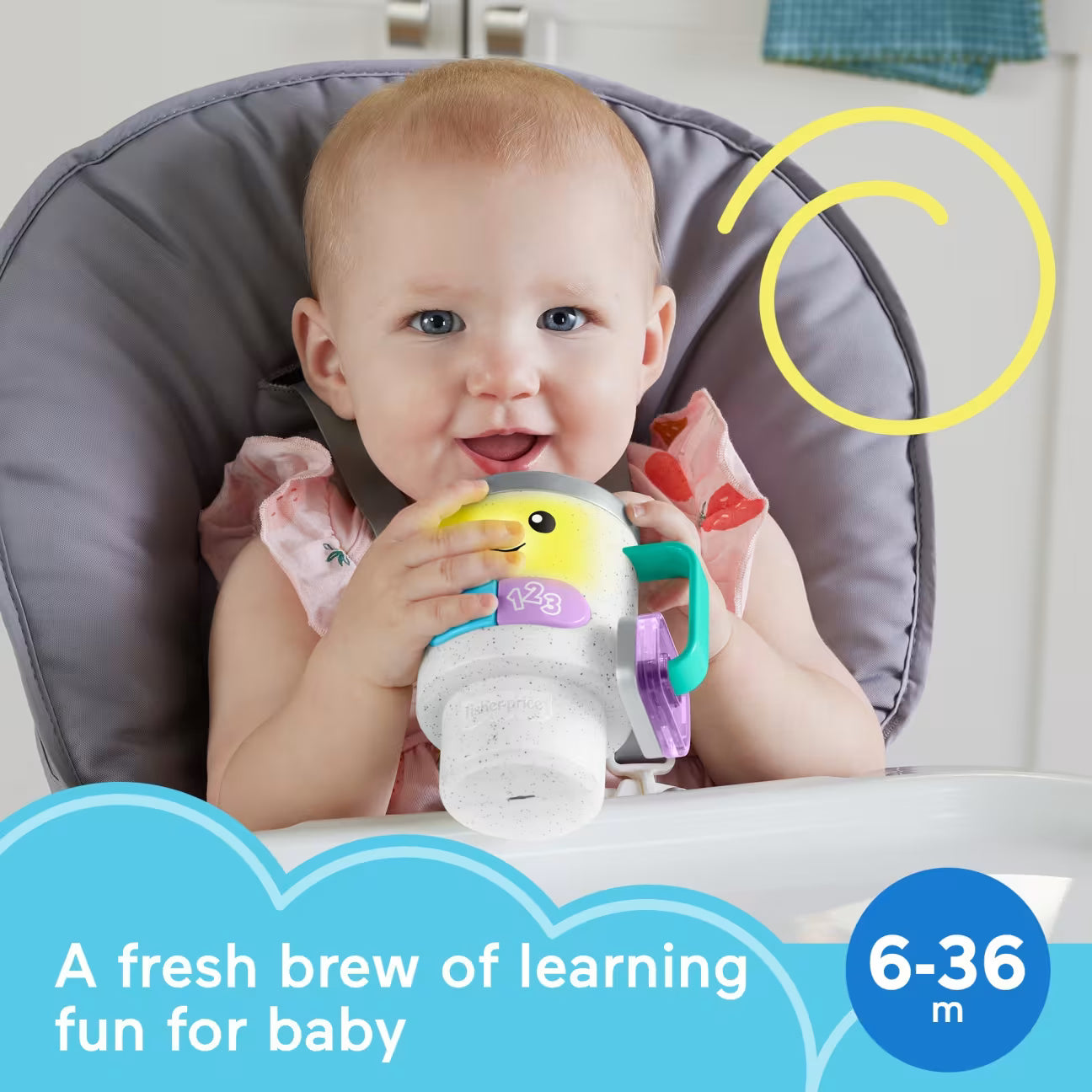 Termo De Cafe Con Sonidos Wake Up & Learn Coffee Mug - Fisher Price