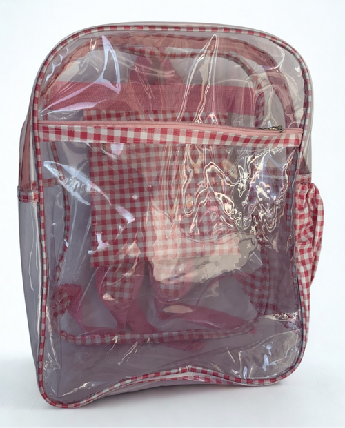 Back Pack Primaria Niña Estanpada - Transparente